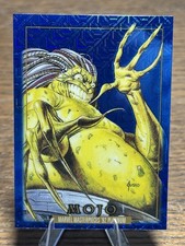 2024 Marvel Masterpieces platinum Blue Traxx Mojo #53