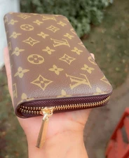 Louis Vuitton Monogram Zip Around Zippy Long Wallet Brown
