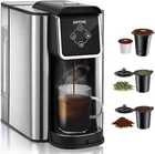 3-In-1 Single Serve Coffee Maker - Quick Brew for Coffee Pods, Ground Coffee, &