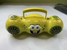 RARE Vintage 2006 SpongeBob SquarePants Music Radio CD Player Boombox W/ Cord