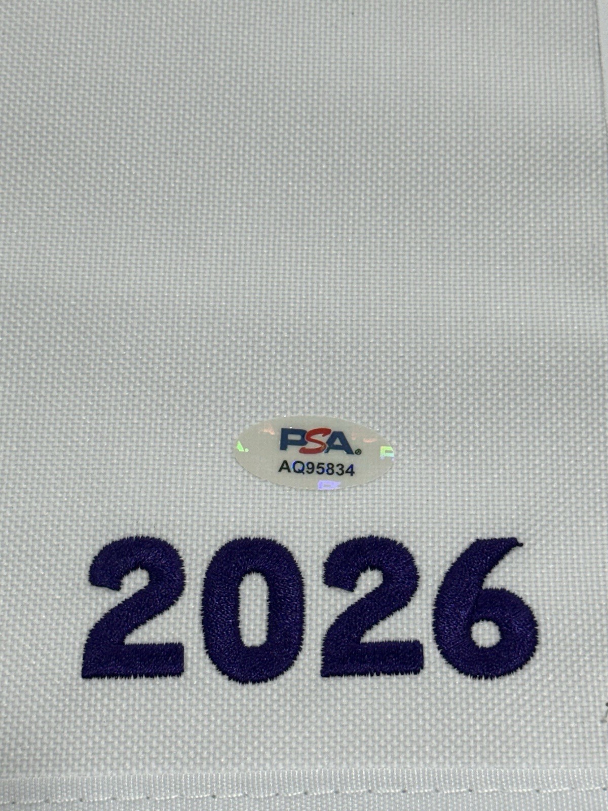 Rory McIlroy Signed 2026 FEDEX St Jude Championship GOLF FLAG Auto PSA COA view 2