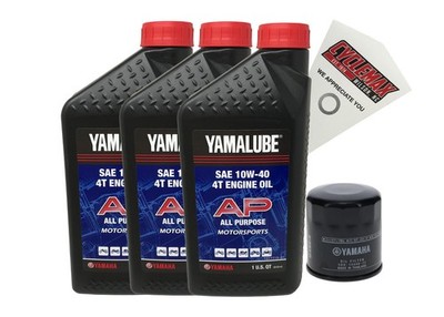 Yamalube OEM Oil Change Kit 10W-40 for Yamaha KODIAK 450 4x4 Auto