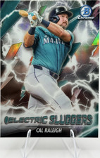 Bowman 2026 Electric Sluggers ⚡️ Cal Raleigh Baseball Trading Card #6