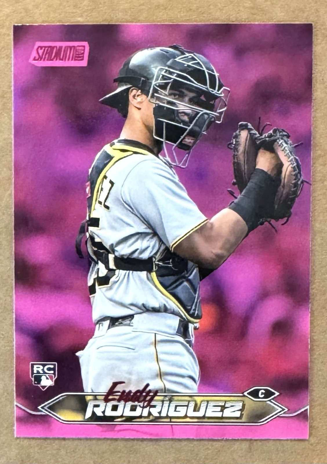 2024 Topps Stadium Club - Endy Rodriguez #249 Pink Foil (RC)