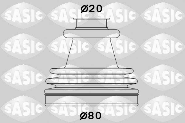 Achsmanschette Faltenbalg Antriebswelle Radseitig FÜR Peugeot - Sasic 2933773-image