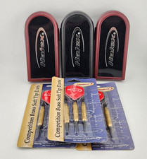 Halex Competition Brass Soft Tip Darts Lot New in Box - 16 gm - 3 Cases  Extras