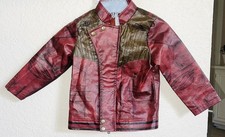 Disney Store Marvel Star Lord Faux Leather Lined Costume Jacket Size 3