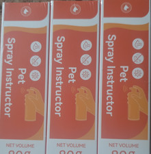 Pet Spray Instructor Dog Training Spray Device 3 Pack Red 80g