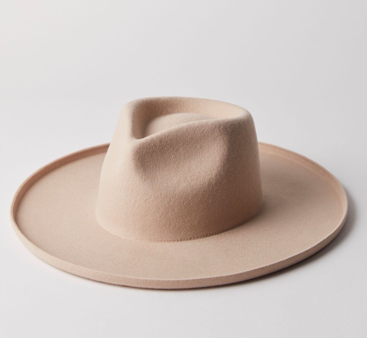 Free People Wyeth Aubrey Pencil Brim Felt Hat in Oatmeal JA539_RIVER_OATMEAL_1.jpg?v=  main image 3