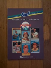 1988 Philadelphia Phillies Baseball Card Collectibles Topps List Guide Book Surf