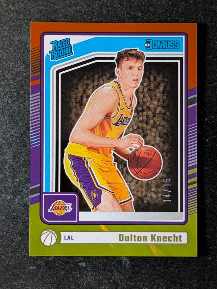 2024-25 Panini Donruss DALTON KNECHT 14/15 Rated Rookie RC Lava SP #227