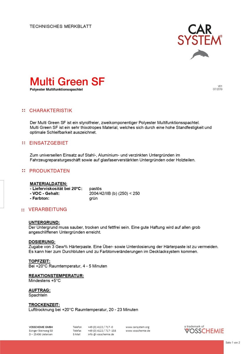 Stucco Riempitivo Stucco Acrilico CRS Quick 1K - Riempitivo Per Carrozzeria Auto, 400ml | Nero, Grigio, Bianco Stucco Per Carene - Foto 11