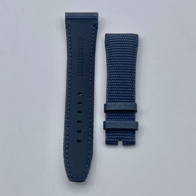 Audemars Piguet Code 11.59 Uhrenarmband 2-teilig Blau 22/18 mm Kautschuk