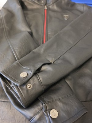 Ferrari F-collections Heavy Fashionable Leather Jacket - Size Medium Men's