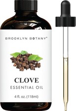 Brooklyn Botany Clove Essential Oil - Huge 4 Fl Oz - 100 Pure and Natural