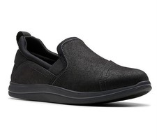 Clarks  Breeze Dawn Women's Casual Shoes Size 8 26179937 BLACK NOIR NIB 