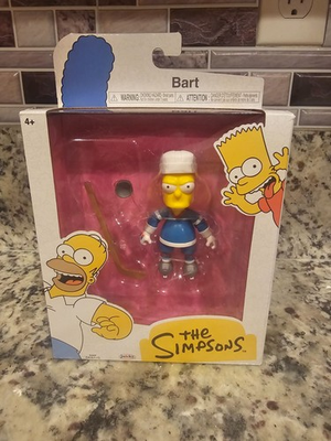 #ad Jakks The Simpsons 5” Bart Hockey Player Action Figure $13.31