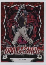 2024 Panini Donruss Unleashed Red Ice 36/149 Ethan Salas #12 1b03