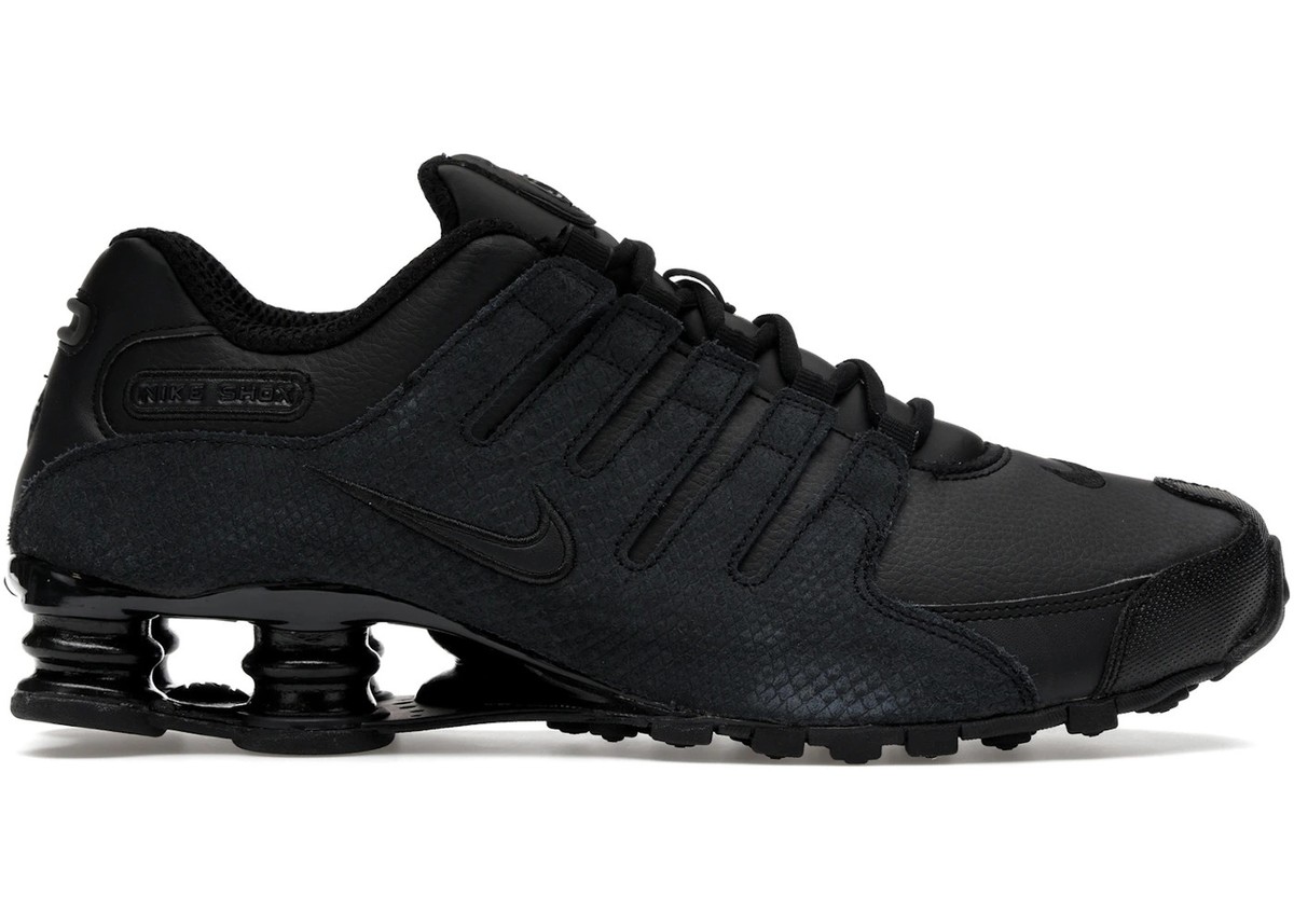 Nike Shox NZ Triple Black 378341-001 sz 9 Men's | eBay