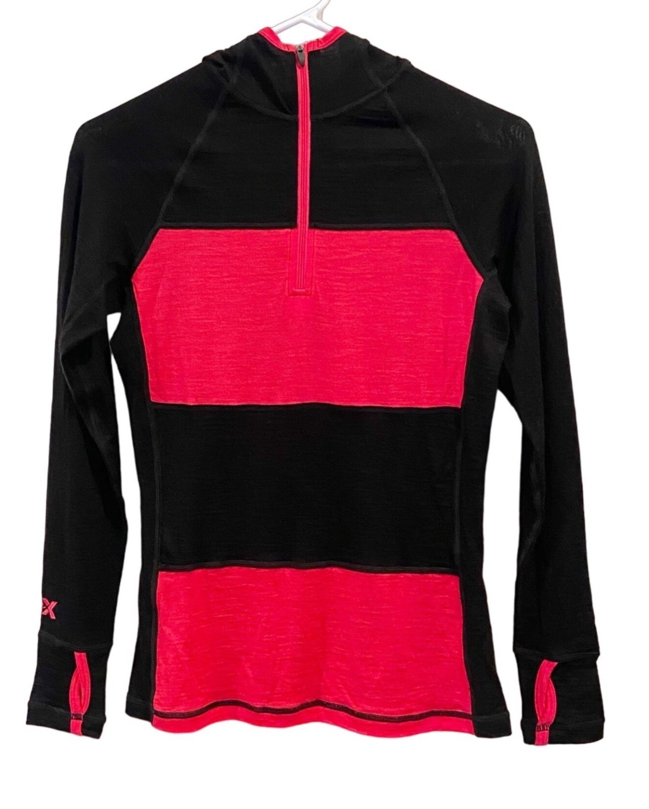 WOOLX Brooke 1/4 Zip Merino Hoodie Size XS