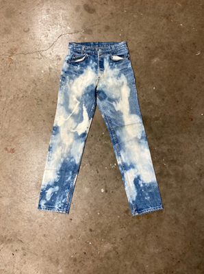 Vintage 80s Levi's 701 Acid Wash Orange Tab Denim Jeans | 27x29 | eBay