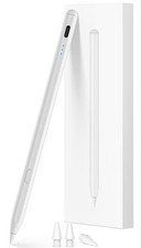 Stylus Pen for ipad 2018-2025, USB-C Fast Charging Pencil, Pixel Milk White