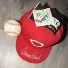 JSA Authenticated Johnny Bench Signed Cincinnati Reds Baseball Hat Cap