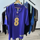 On Field Baltimore Ravens Lamar Jackson Men's Jersey