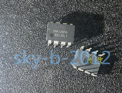 5PCS INA126PA DIP-8 INA126P INA126 MicroPOWER INSTRUMENTATION AMPLIFIER #hj