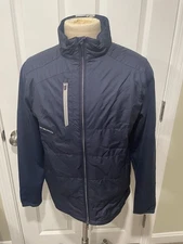 Zero Restriction Z625 L/S Golf Jacket Men's Large Navy NWT $275 MSRP 