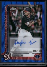 2025 Topps Chrome Update Daylen Lile Auto Blue /150