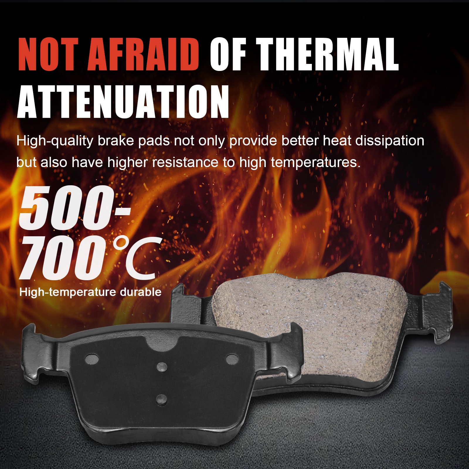 For Maserati Ghibli Levante Rear Brake Pads Premium Quality Hot Sales US Stock