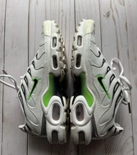 Nike Air Max Plus “Green Strike” Women Size 7 White Black (DN6997-100)