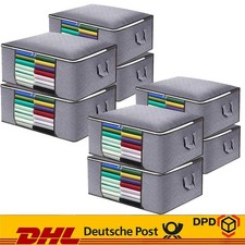 8 Stück 90L Box Groß Aufbewahrungstasche Un...