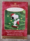 1999 Hallmark Keepsake "Snoopy" Ornament Fifth In Series