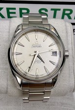 Omega Seamaster Aqua Terra 38.5mm White Dial Case #287 2