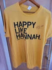 Hannah Stuelke Iowa Hawkeye Women's Basketball Signed T-shirt Large