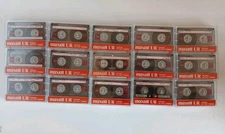 MAXELL UR 90 Cassette Tape Lot of  15 Vintage Recordable Tapes Used