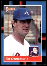 Ted Simmons 1988 Donruss #560 Atlanta Braves MLB READ FREE SHIPPING AutographDen