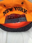 New York City NY iCAP Snapback Trucker Hat Orange And Black Embroidered  — photo 4