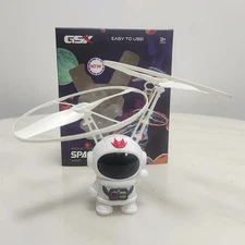Astronaut Flying Toy Drone – Sensor Induction Helicopter Robot Gift for Kids