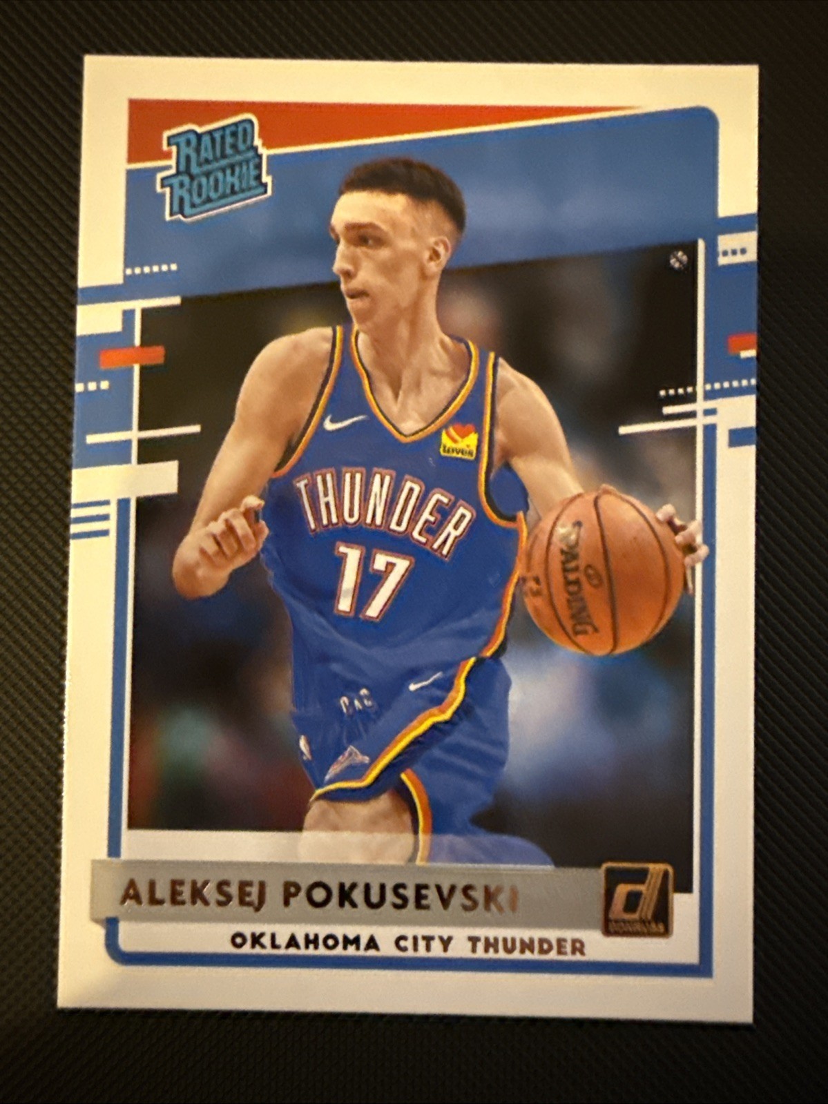Aleksej Pokusevski #209 Donruss Basketball 2020-21 OKC Thunder RC