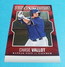 2014 Panini Elite Extra Edition Chase Vallot RC #10 Kansas City Royals 