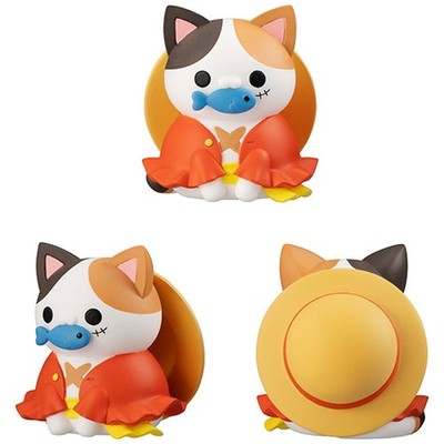 MEGA CAT PROJECT ONE PIECE Nyan Piece Pirate King Mini Figure Toy