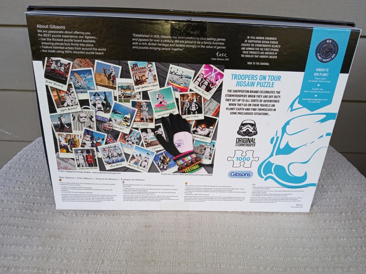 Puzzle 1000 Pezzi 'Stormtroopers On Tour' - Gibsons Games - Sostenibile, Poster Incluso - Regalo Per Adulti