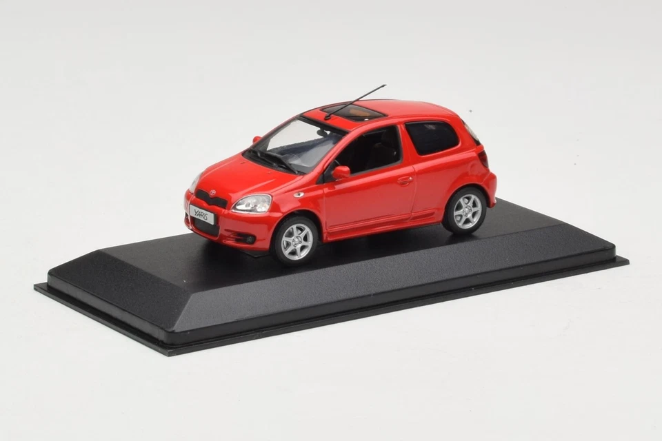 430166062 Toyota Yaris TS Red Minichamps 1/43 - Immagine 2 di 4