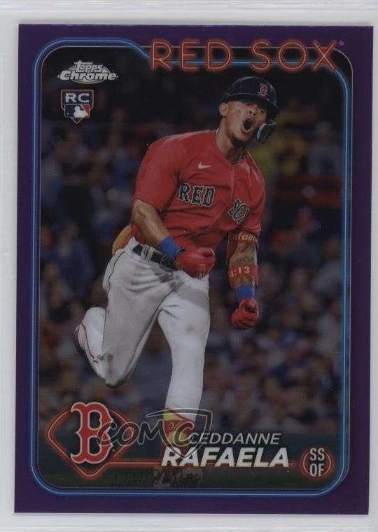 2024 Topps Chrome Purple Refractor 121/250 Ceddanne Rafaela #118 07i7