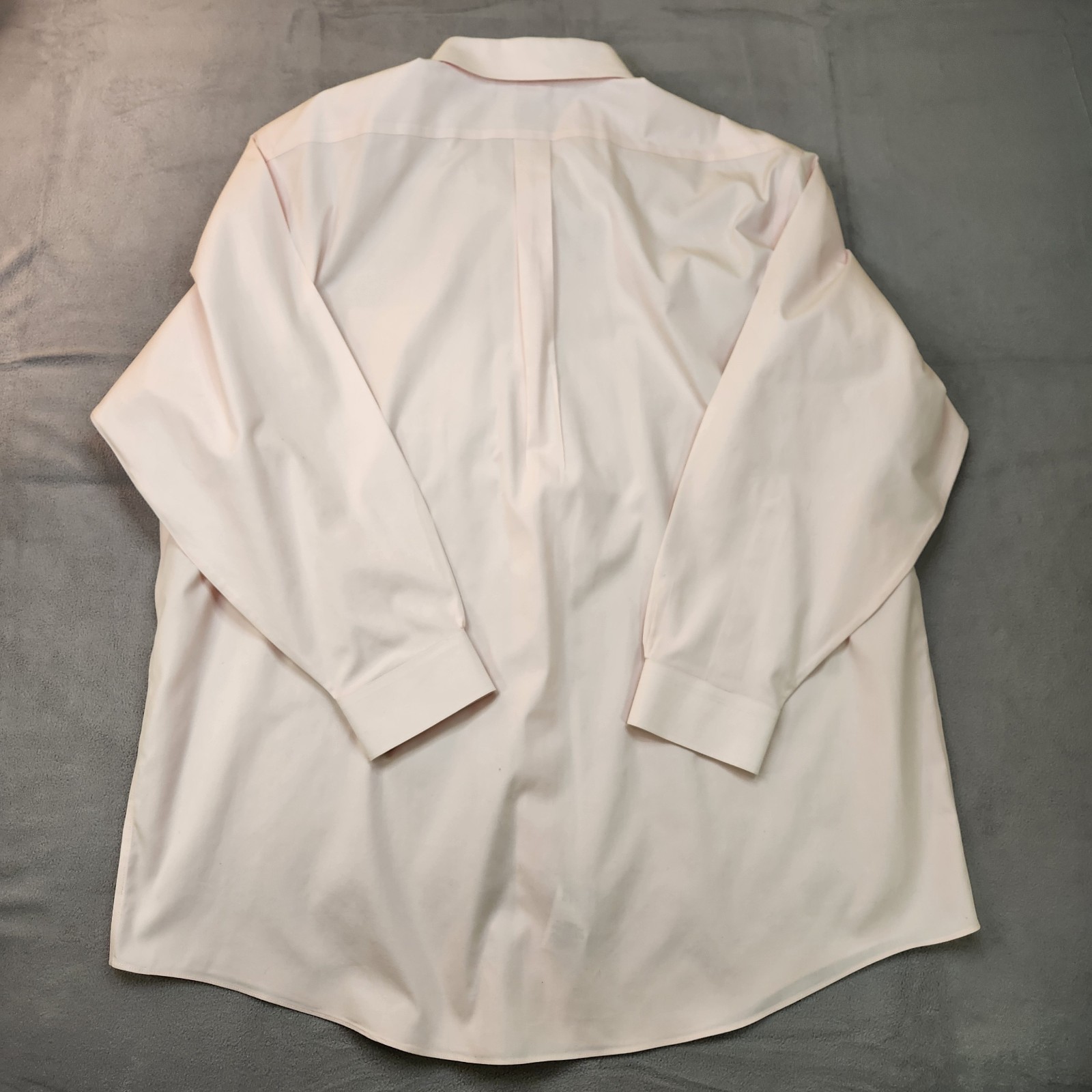 Brooks Brothers Pink Oxford Dress Shirt Men's 18.5-35 Non-Iron Supima Cotton thumbnail 3