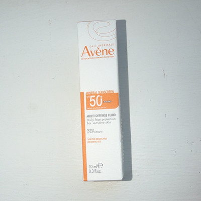 Avène Mineral Zinc Oxide Sunscreen Fluid SPF 50+ Mini 0.3 fl oz Face