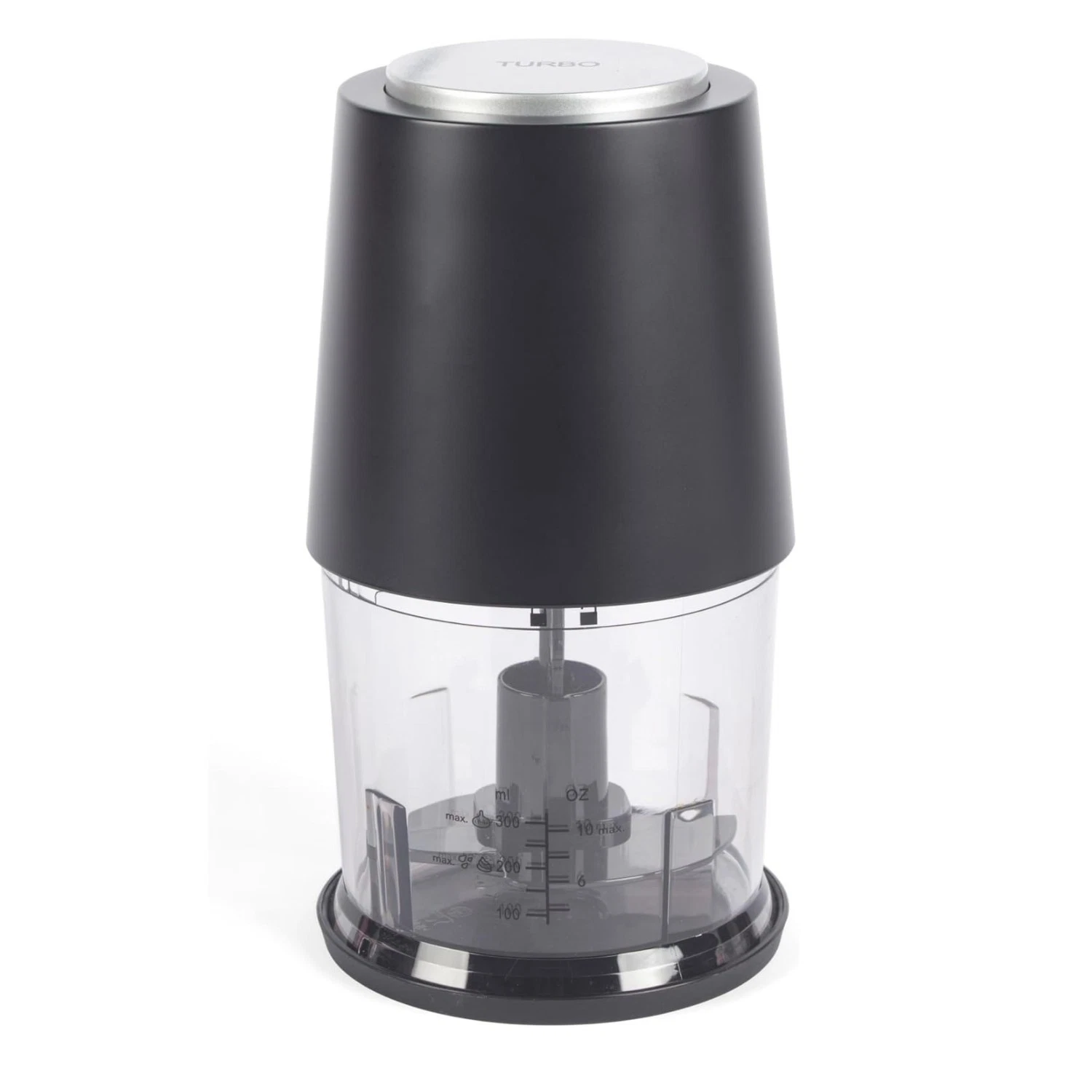 Salter Electric Food Chopper 500ml 260W Mini Food Processor Whisk Blade Black